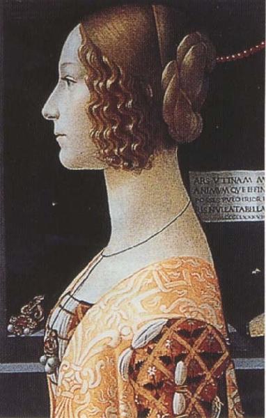  Domenico Ghirlandaio,Portrait of Giovanna Tornabuoni